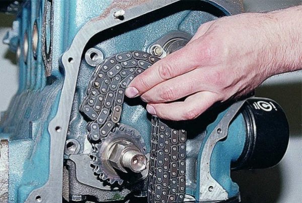 Перетянул цепь грм ваз 2107