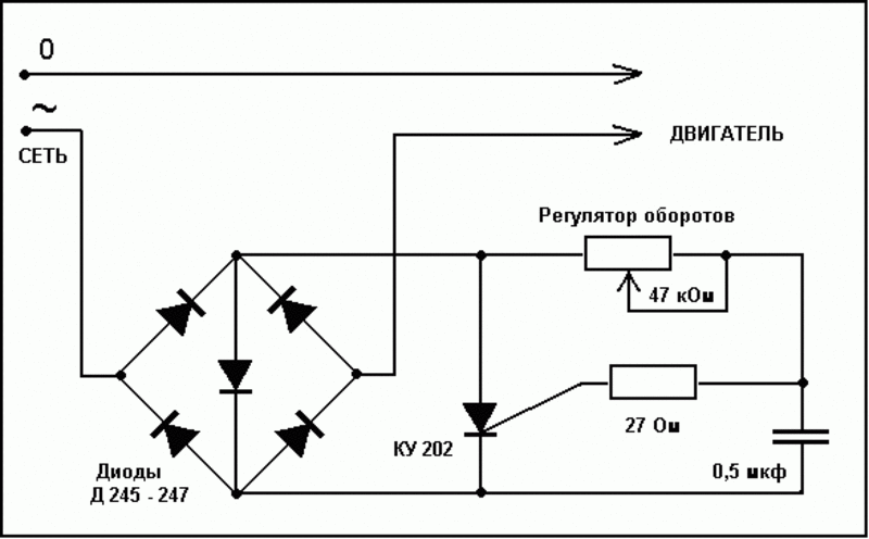 Плавный пуск для асинхронного двигателя своими руками