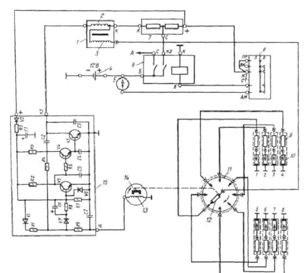 Порядок работы 8 цилиндрового двигателя ГАЗ