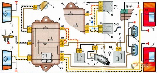 Проводка ваз 2114 е газ