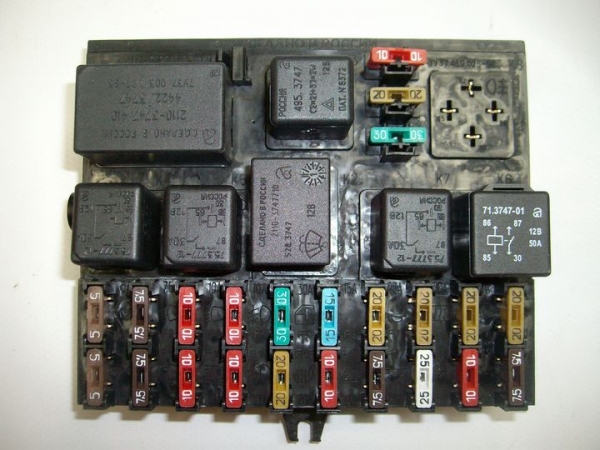 Блок предохранителей ваз 2110 схема и описание