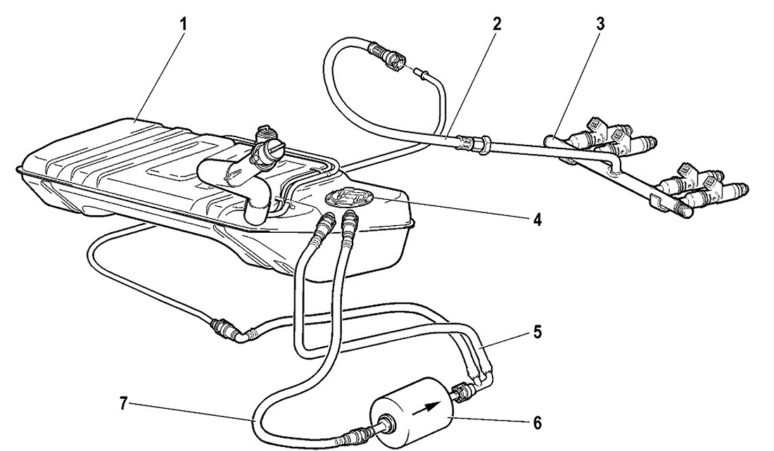 Схема бензопровода нива шевроле