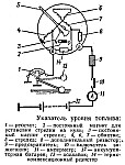 Схема подключения датчика уровня топлива уаз