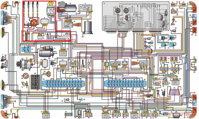 Электросхема подключения дополнительной печки на газель