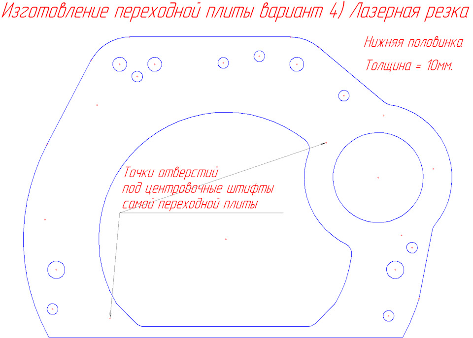 Изготовление переходной плиты кпп