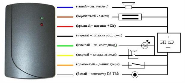 Как подключить буз к электромеханическому замку